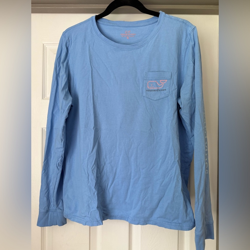 Vineyard Vines Women’s Classic Periwinkle Long Sleeve Tee